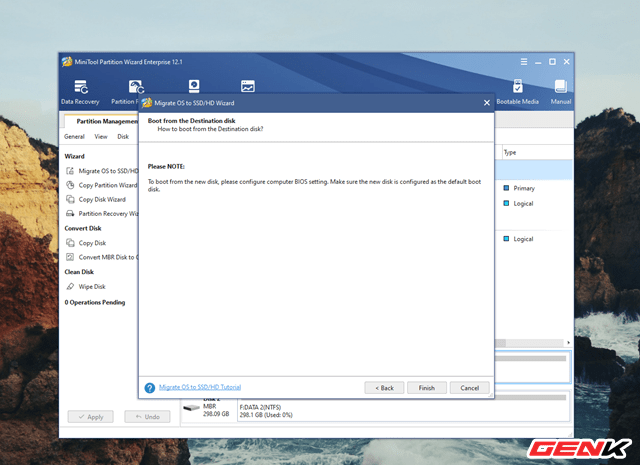 Hướng dẫn chuyển win từ HDD sang SSD không cần cài lại win
