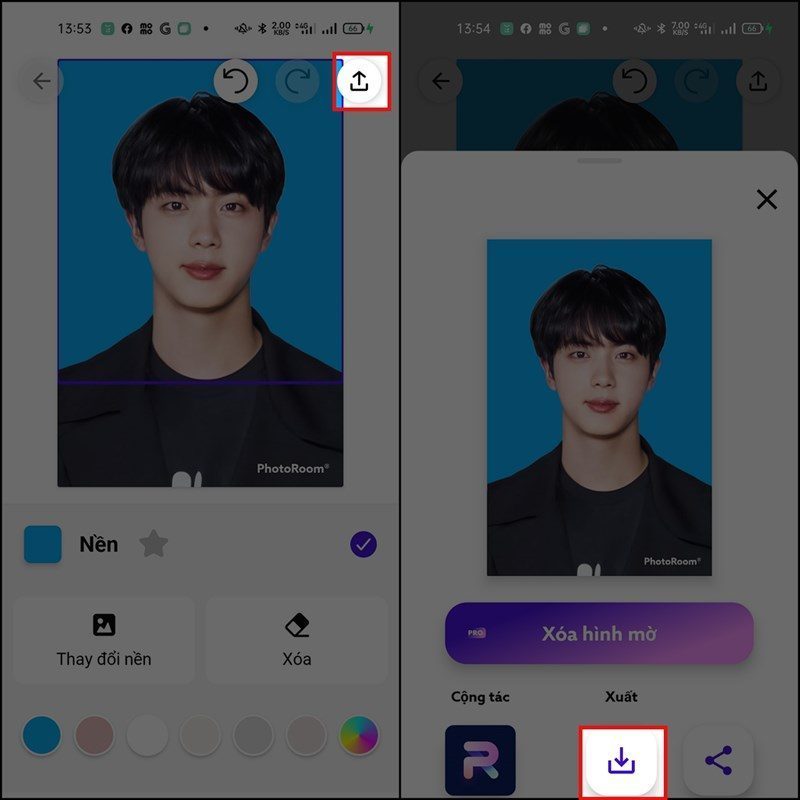 cach chuyen anh sang nen xanh anh the